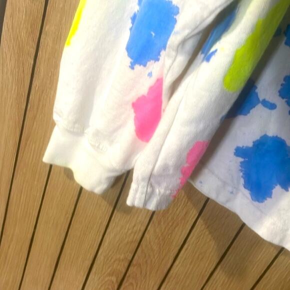 Disney store spirit size Large woman Colorful jersey Sweatshirt - Picture 3 of 8